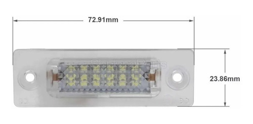 Luces Led Para Placas Volkswagen Skoda Super 2006 Foto 2