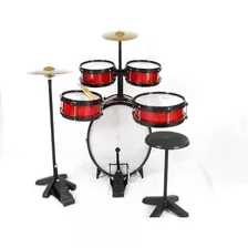 Bateria Infantil Rock Baby 2 Tons Profissional Com Chimbal V