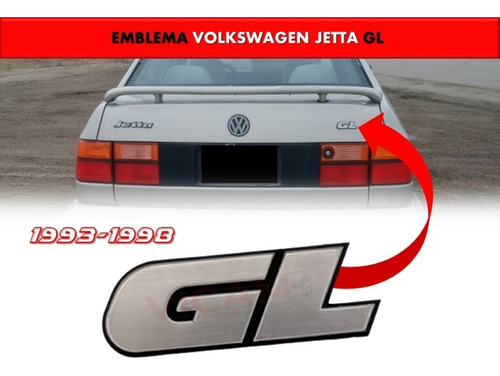 Emblema Para Cajuela Volkswagen Jetta Gl 1993-1998 Foto 2