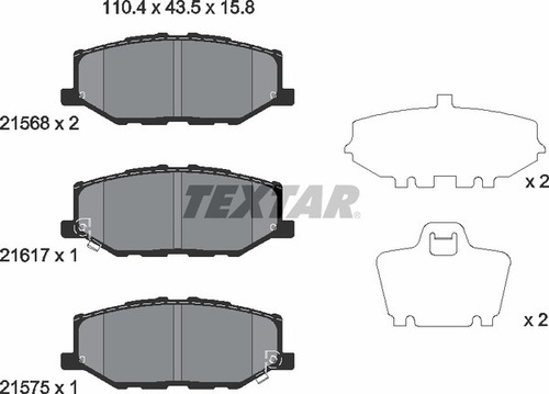 Balatas Delanteras Textar Suzuki Jimny 2022 2023 Foto 6