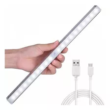 Luz Barra Led 20cm Con Sensor Movimiento Muebles Baño Cocina