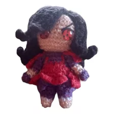 Uchiha Madara-chaveiro-amigurumi-naruto-crochê