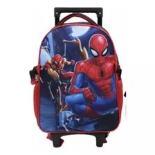 Mochila Con Ruedas Spaiderman Escolar -