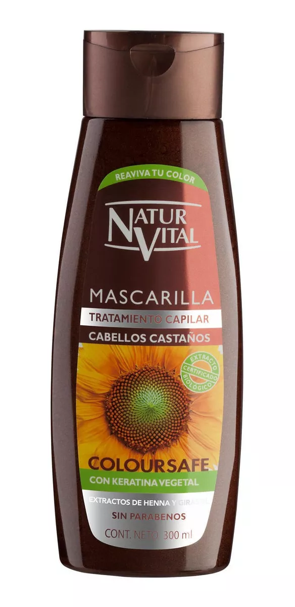 Nv Mascarilla Coloursafe Castaños 300ml