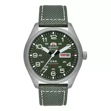 Relógio Orient Masculino Militar Prateado F49sn020e2ep