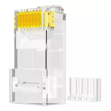 Ampcom Utp 50 Chapado En Oro 2 Piezas Para Cable Ethernet Ca