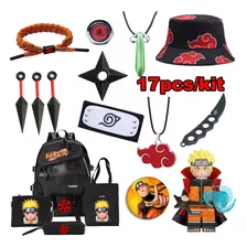 Juego De Muñecas Con Llavero De Anillo De Mochilas Naruto De