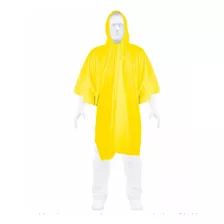 Impermeable Ponchó Gabardina Para Lluvia Unitalla Pretul