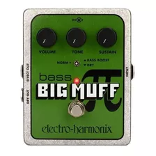 Pedal De Efecto Electro-harmonix Bass Big Muff Pi Plateado