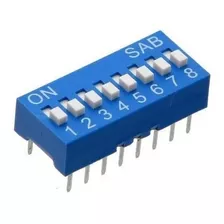 Dip Switch 8p - Interruptor De 8 Posiciones