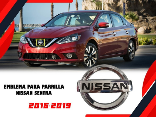 Emblema Para Parrilla Nissan Sentra 2016-2019 Foto 2
