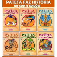 Pateta Faz História - Editora Abril - Kit Com 6 Volumes