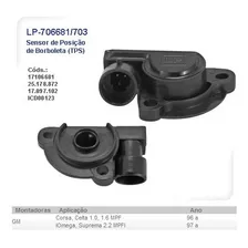 Sensor Mariposa Chevrolet Celta 1.0 2001/corsa 1.0/1.6 1996