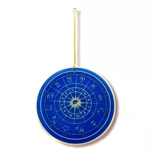 Mandala Decorativa Mapa Astral Azul Linda