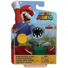 Huesiplanta Piraña Con Moneda World Of Nintendo Super Mario