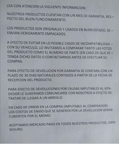 Tapa Int Espejo Copiloto Nissan Platina 1.6l Std 2002-2010 Foto 6