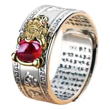 Anillo Feng Shui Mantra Anillo De Buena Fortuna Prote...