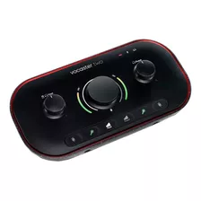 Focusrite Vocaster Two Interfaz Para Podcast Color Negro Usb