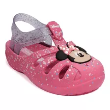 Sandália Infantil Disney Magic Aranha Baby Minnie Rosa