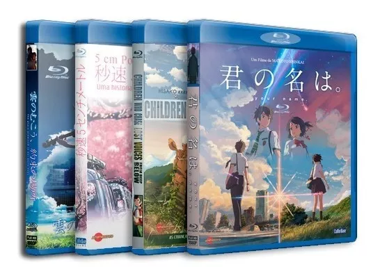 Makoto Shinkai Coletânea Blu-ray Completo
