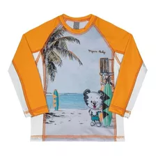 Camiseta Praia Tigor T. Tigre Mb Proteção Solar Menino Bebê