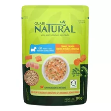 Ração Úmida Cães Guabi Natural Frango Salmão Sachê 100g