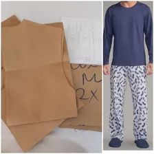 Moldes De Pijama Adulto Masculino/lançamento/papel Kraft