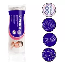 Algodao Discos Premium Remover Maquiagem Duo Face Macio York