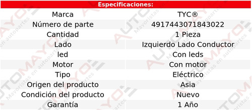 Un Faro Izquierdo C/leds C/motor Tyc Tiguan 2018-2020 Foto 2