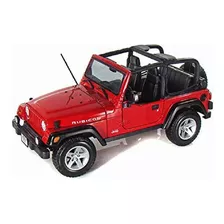 Jeep Wrangler Rubicon, Rojo  maisto   1/18 escal.