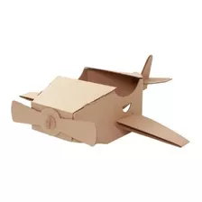 Avião De Papelão Projeto/ Molde Imprima E Monte Frete Grátis