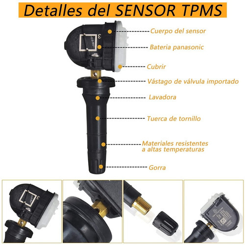 Sensor Tpms Presin Neumticos Para Chevrolet Buick Gmc Foto 2