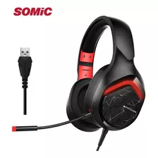 Auricular Gamer Somic Gs301u Conector Usb Ps4 Xbox Pc