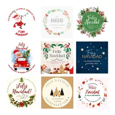 Imprime Tarjetas Navideñas Personalizadas 25 Diseños