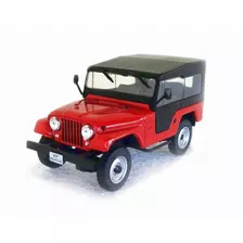 Miniatura 1/43 Jeep Willys Cj5 Ano 1963 Carros Inesquecíveis