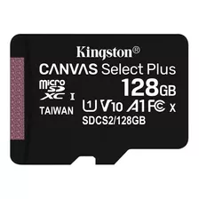 Tarjeta De Memoria Microsd Kingston 128gb Canvas Select Jwk