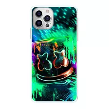 Capa De Celular Dj Marshmallow Verde Luzes Capinha