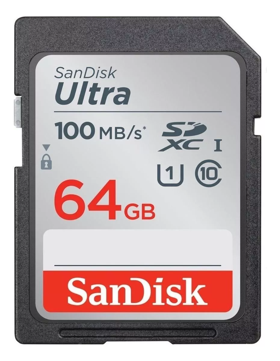Cartão De Memória Sandisk Sdsdunr-064g-gn6in  Ultra 64gb
