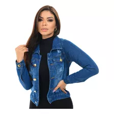 Jaqueta Jeans Moda Feminina Linha Premium Promoção 