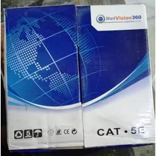 Cable Utp Cat5e Bobina Caja 305 Metros Color Gris Netvision