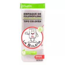 100 Bolsas De Celofan Medidas 10x25 Biodegradable
