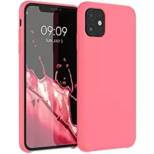 Funda Kwmobile Para iPhone 11- Coral Neón