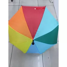 Paragüas Colores Largo,con Mango Plástico.mide 85 Cm Diàm