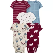 Kit 5 Body Carters Original - Pack Manga Curta Menino