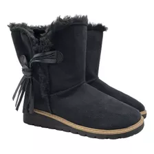 Pantubotas Invierno Mujer Moda Ug Con Cordones