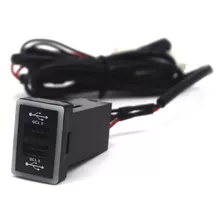 Motong Para Toyota Qc3.0 Toma De Corriente Dual Usb, Cargado