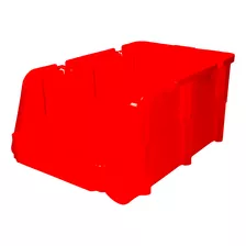 Gaveta Plástica Color Rojo Pico De Pato 11 X 6 X 5 Surtek