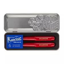 Set De Pluma Fuente Y Bolígrafo Kaweco, Punta Mediana/...