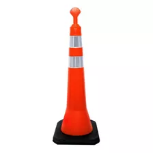 Cone Balizador De Tráfego Rodovia T Top Refletivo 114 Cm