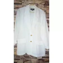 Elegante Blazer De Dama Color Beige , Talla 16. 